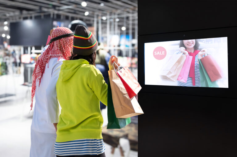 Retail Clothing Store Digital Sign