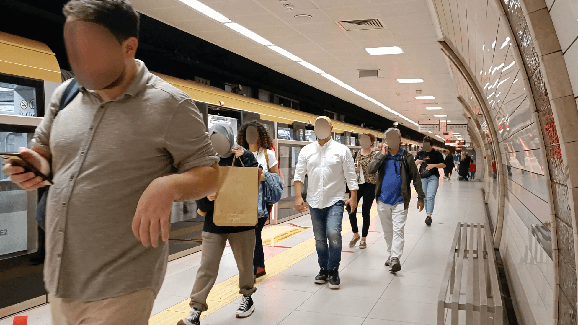 Real-time AlgoFace face redaction in a public transit environment